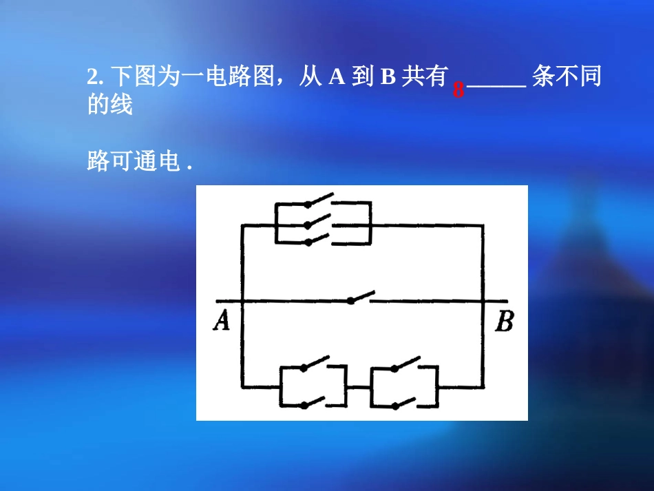 高三数学复习第十章 排列、组合、二项式定理1至4节 人教版 课件_第3页