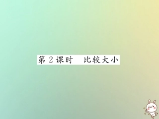 秋七年级数学上册 第一章 有理数 1.2 有理数 1.2.4 绝对值 第2课时 比较大小习题课件 (新版)新人教版 课件