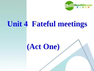 高中英语：unit 4 reading课件 人教版选修8 课件