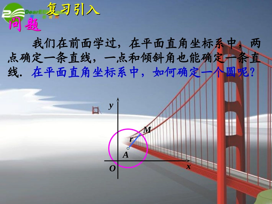 高中数学：411圆的标准方程课件人教版必修2 课件_第2页