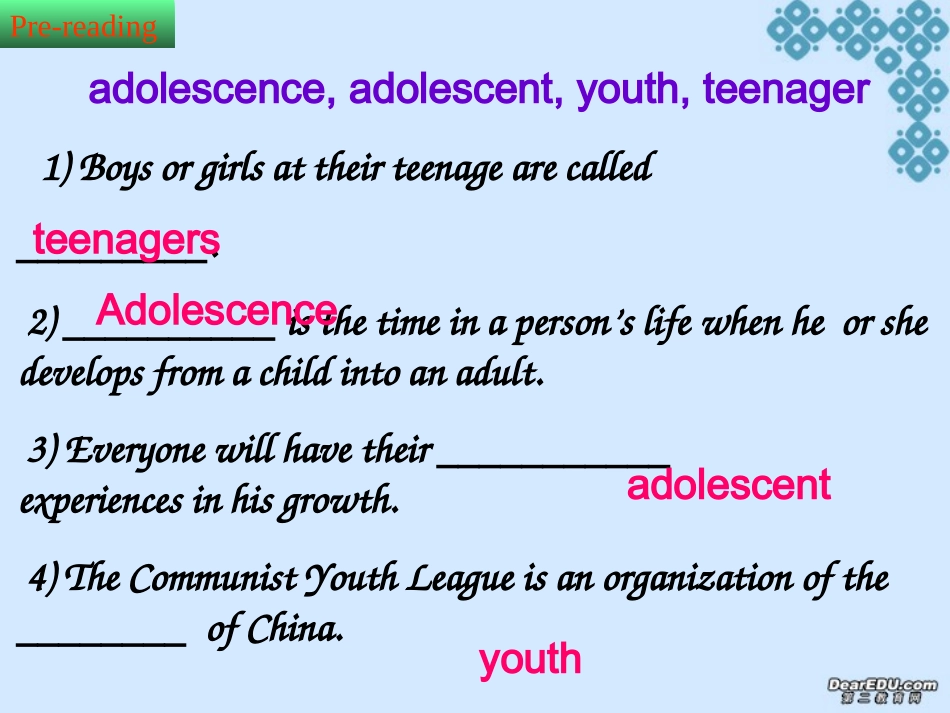 高二英语Unit3 Languuage points课件_第3页