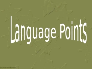 高二英语Unit3 Languuage points课件