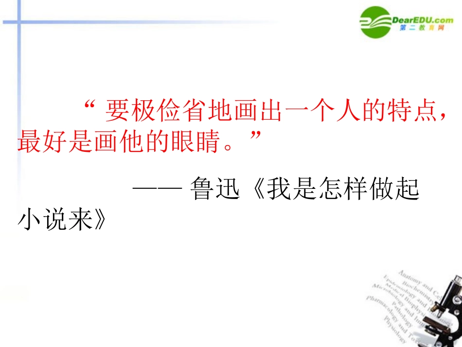 高中语文 祝福课件1 苏教版必修2 课件_第3页