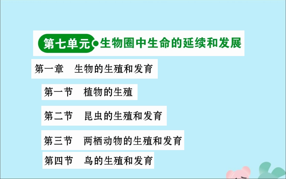 版八年级生物下册 目录素材 (新版)新人教版 素材_第2页