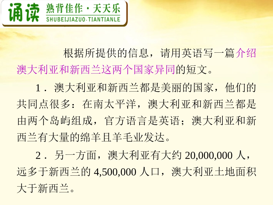 高中英语总复习 M3 Unit 5-1 Canada —  The True North 课件_第2页