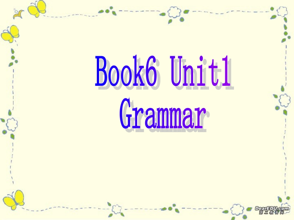 高二英语Unit1 Grammar课件 人教版 课件_第1页