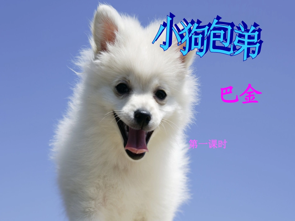 高中语文(小狗包弟)课件1 新人教版必修1 课件_第1页