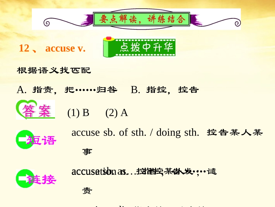 高中英语总复习 Unit4　Making the news(2)课件 新人教版必修5 课件_第3页