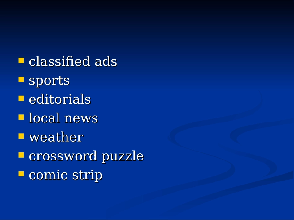 高中英语：Unit7 Newspapers-language points课件(3)(上海新世纪版S1B) 课件_第2页