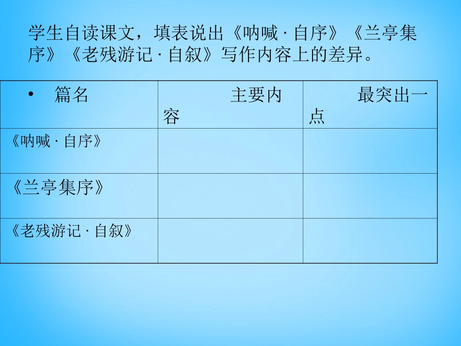 高中语文第14课老残游记自叙课件北师大版必修3 课件_第3页