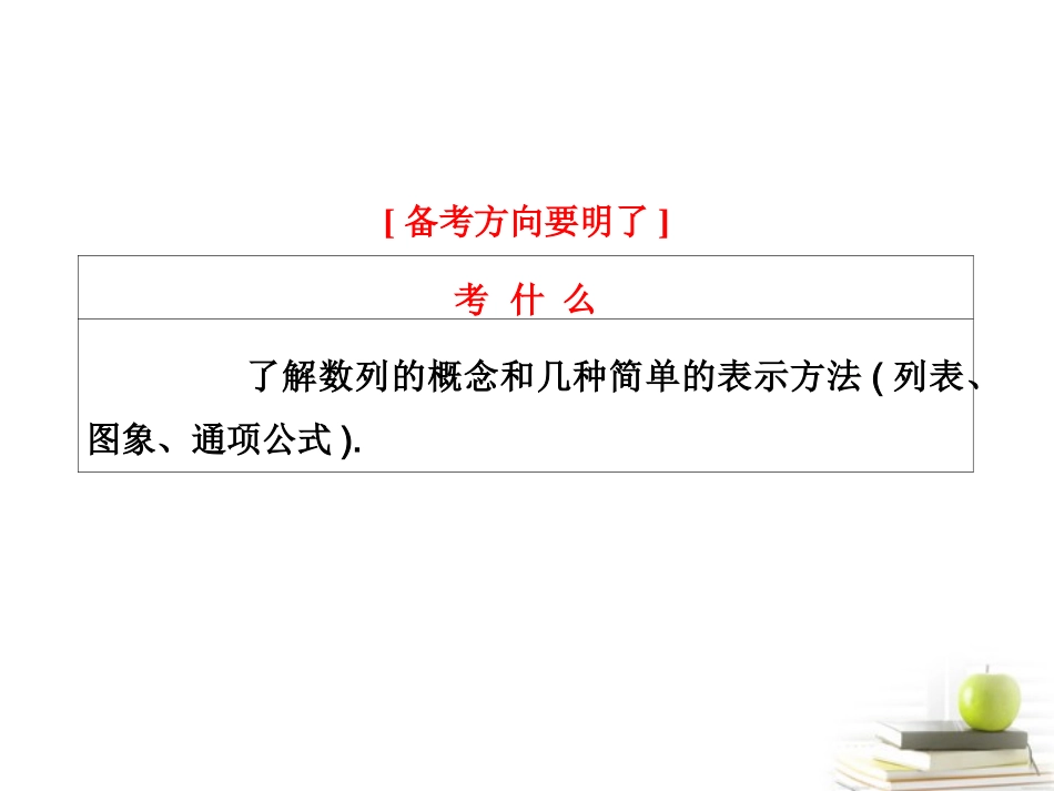 高考数学 第五章第一节数列的概念与简单表示法课件 新人教A版 课件_第2页
