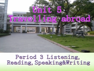 高中英语 Unit5 Using Language课件 新人教版选修7 课件