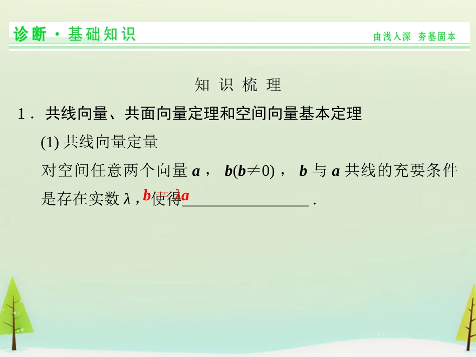 高考数学总复习 第5讲 空间向量及其运算课件_第2页