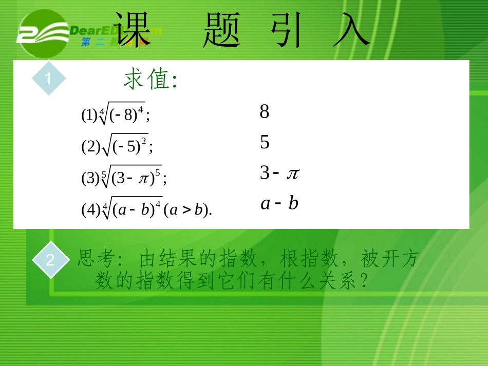 高中数学：211指数与指数幂的运算课件人教版必修1 课件_第3页