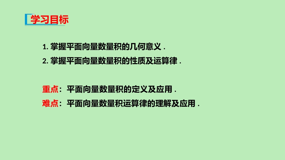 高中数学 第八章 向量的数量积与三角恒等变换 811 向量数量积的概念 812 向量数量积的运算律课件 新人教B版必修第三册 课件_第2页
