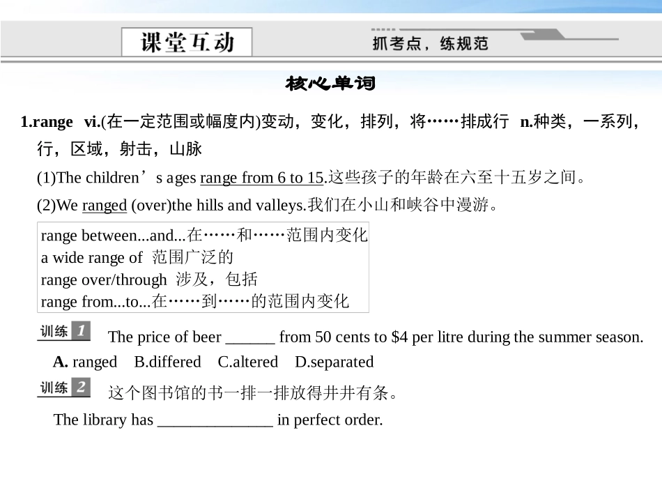 高考英语第一轮 Unit3 The world of colour and light专项复习课件3 必修8 课件_第2页