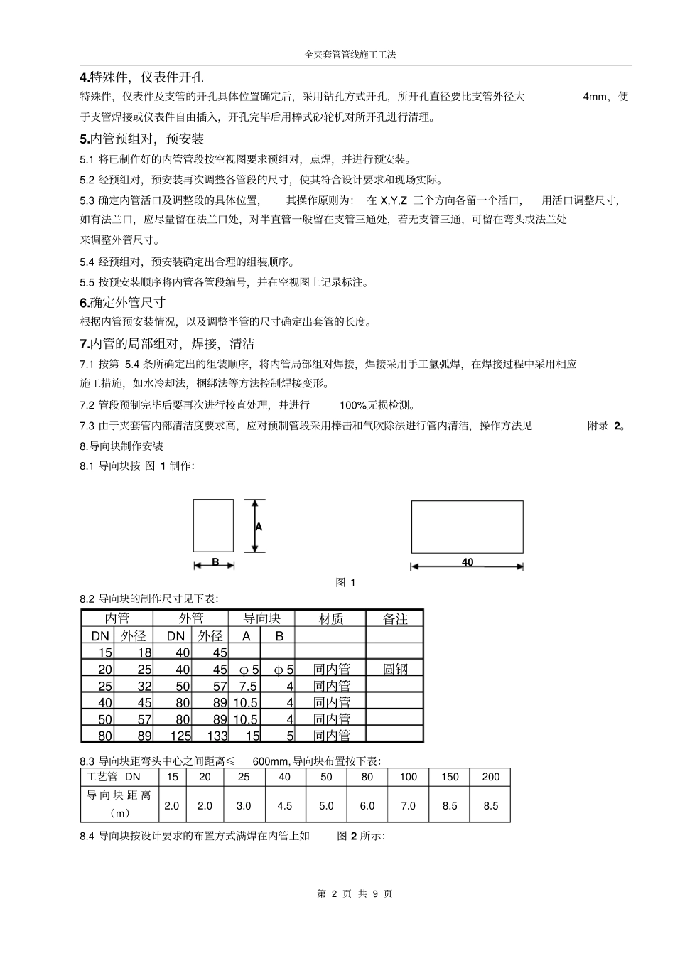 全夹套管管线施工工法分析_第2页