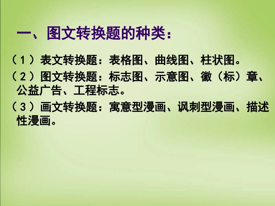 高考语文图文转换题解题规律和技巧课件_第2页