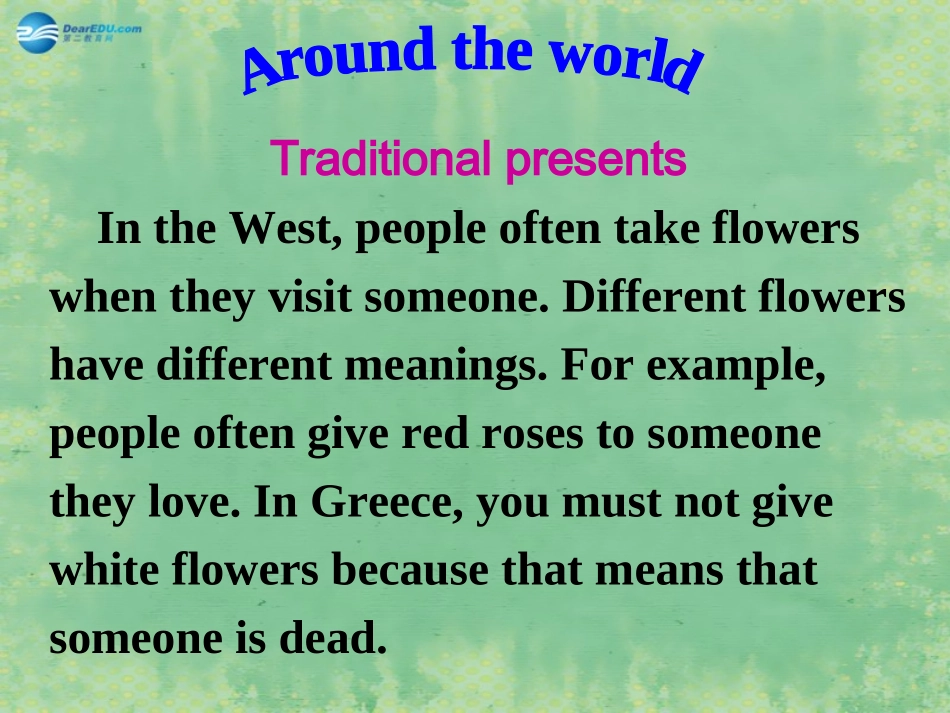 秋八年级英语上册 Module 11 Unit 3 Language in use课件2 (新版)外研版 课件_第3页