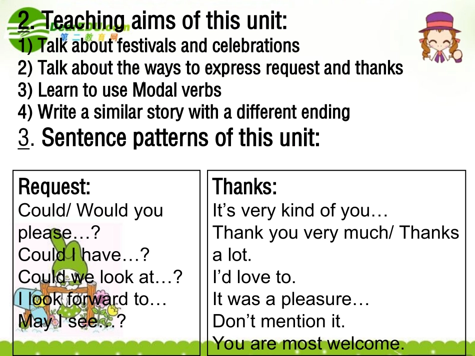 高中英语 unit 1 teaching plan课件 新人教版必修3 课件_第3页