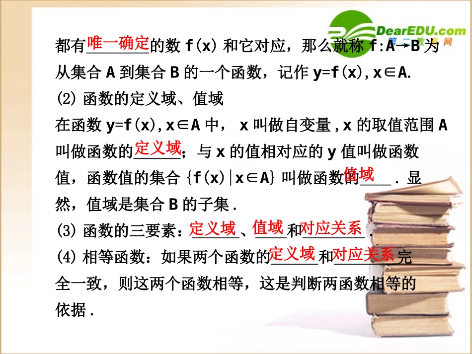 高三数学一轮复习专辑：§2.1函数及其表示课件_第2页