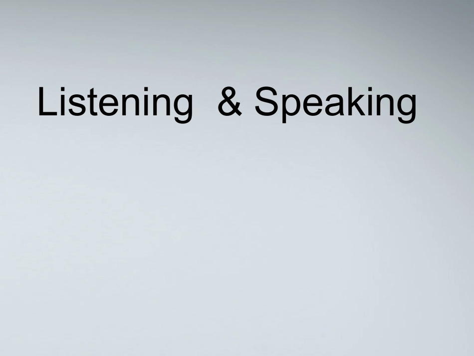高中英语 Unit1(Great scientists)Listening & Speaking课件 新人教版必修5 课件_第1页