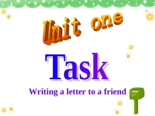 高中英语必修5Unit1 Getting along with others--Taskppt 课件