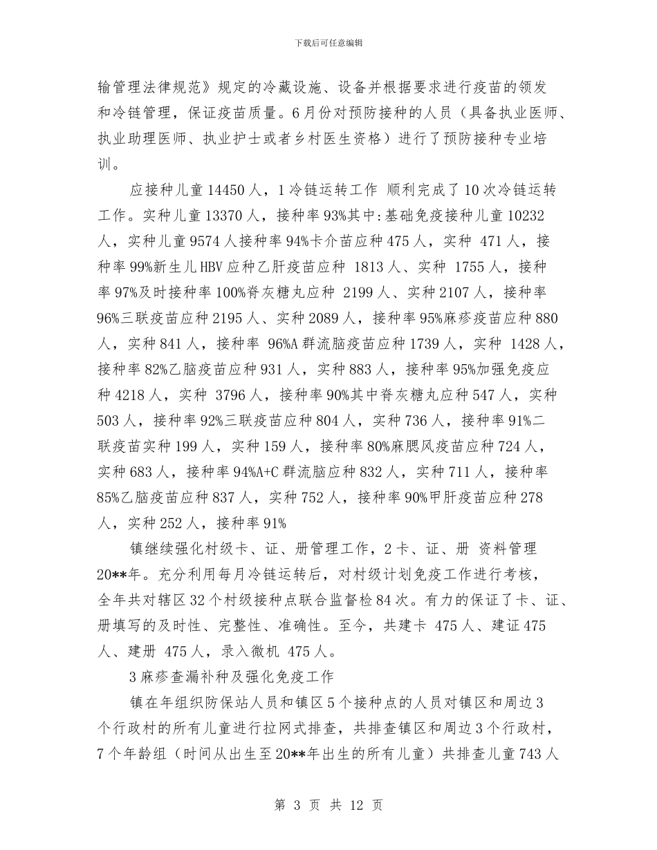 区公共卫生服务半年小结与区公司技术部门主管述职报告汇编_第3页