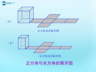高中数学 13 空间几何体的表面积与体积 5正方体与长方体的展开图素材 新人教版必修2 素材