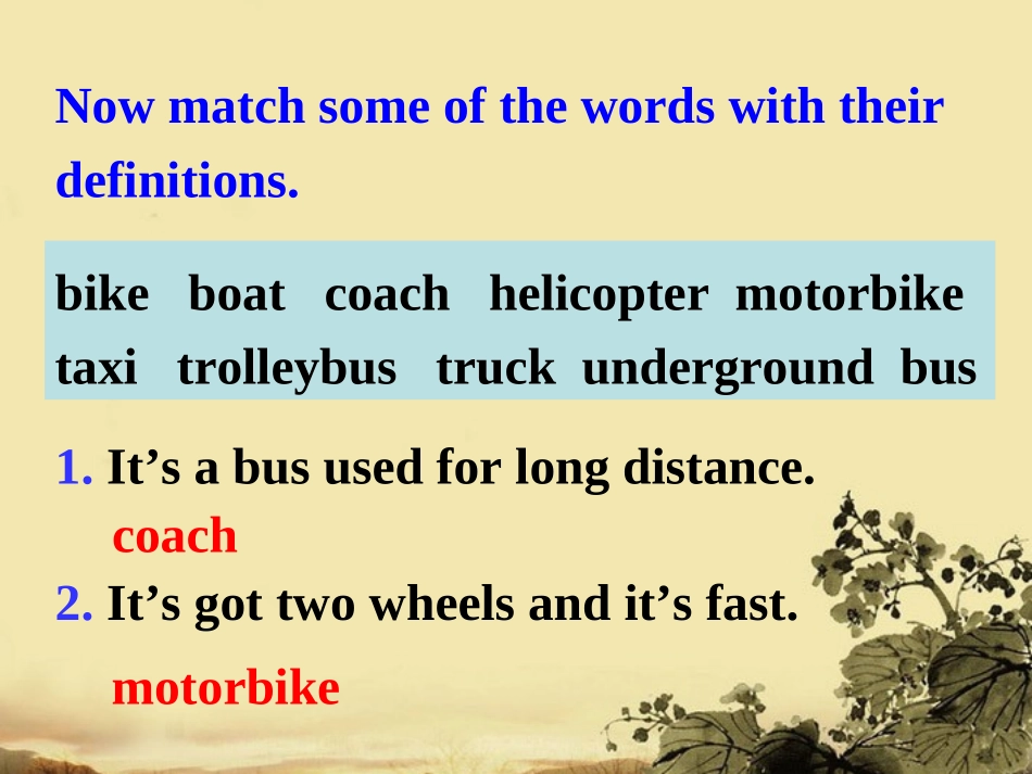 高考英语 module2 Traffic jam课件_第2页