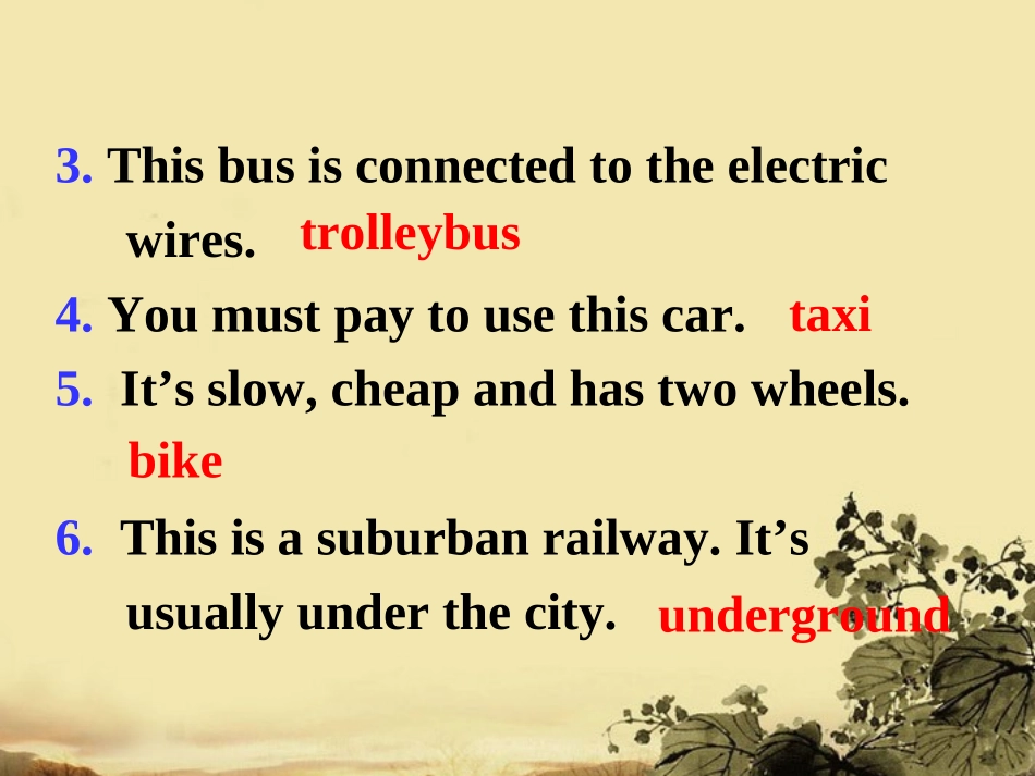 高考英语 module2 Traffic jam课件_第3页