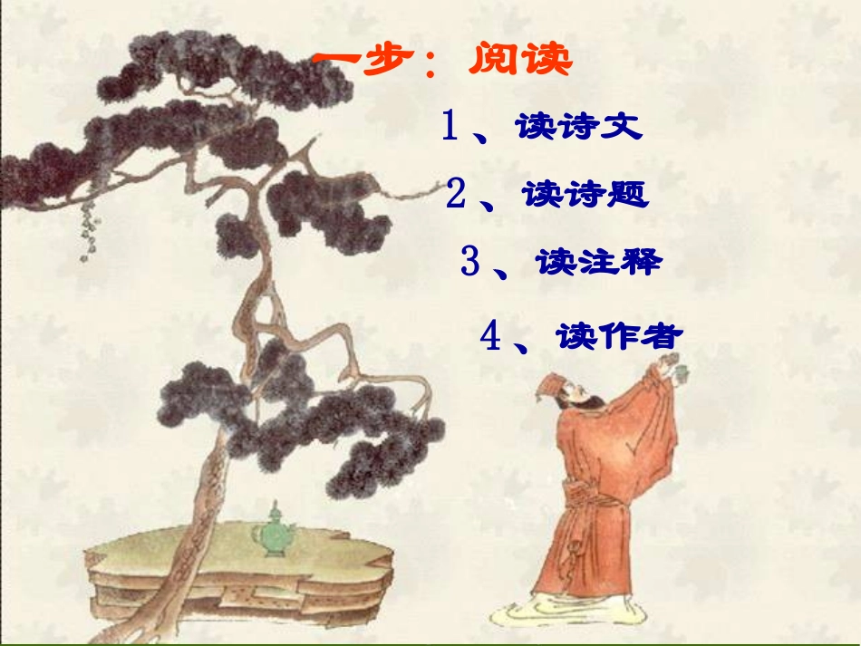 高考语文 诗歌鉴赏五步法总复习课件_第3页