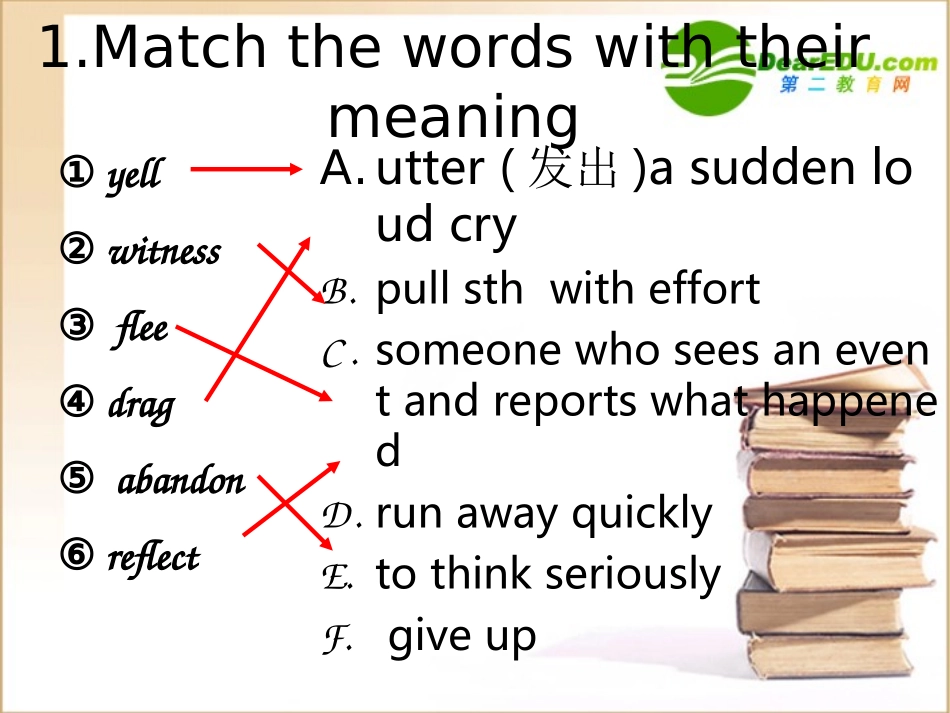 高二英语 Unit 3 Under the sea词汇知识点讲解课件 人教新目标版选修7 课件_第2页