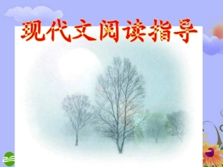 高考语文 现代文阅读复习课件