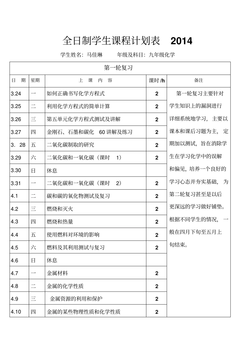 全日制学生进度表_第1页