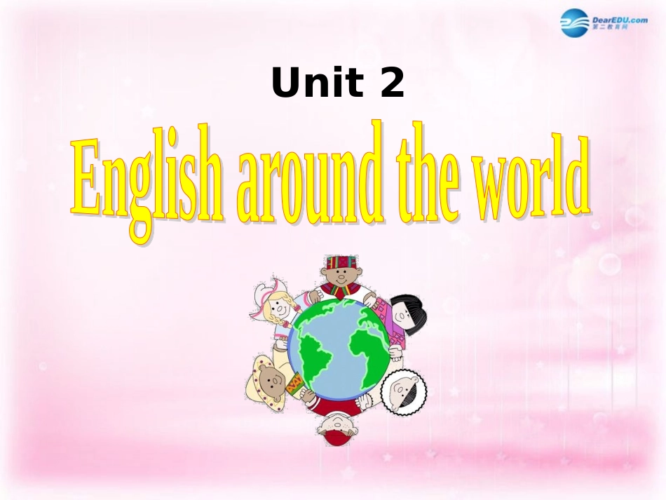 高中英语(Unit 2 English around the world)Warming up课件 新人教版必修1 课件_第1页