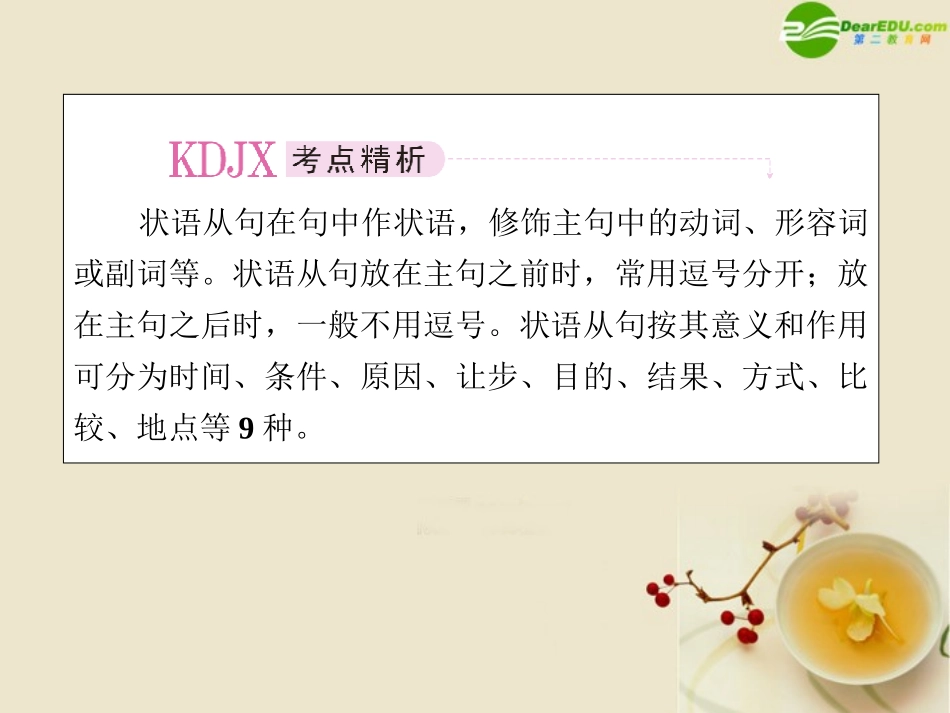 高考英语第一轮总复习经典实用学案 语法专题8 学案_第2页