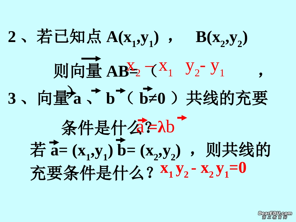 高二数学线段的定比分点课件_第3页