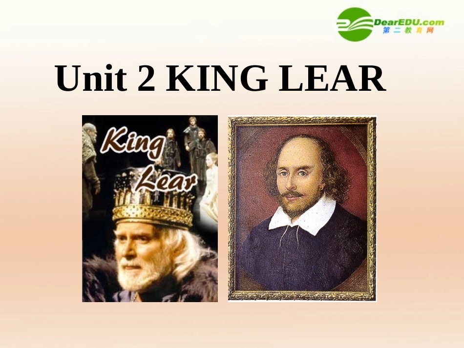 高中英语 Unit2King Lear-Warming up课件 新人教选修10 课件_第1页