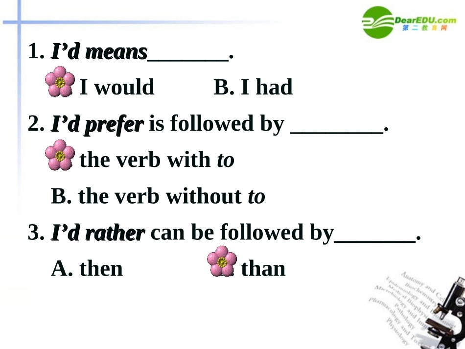高中英语 Module2(My new teachers)Listening,Spenking and Writin课件 外研版 课件_第3页