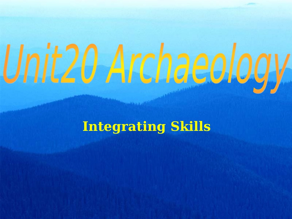 高二英语Uintntegrating skills课件 人教版 课件_第2页