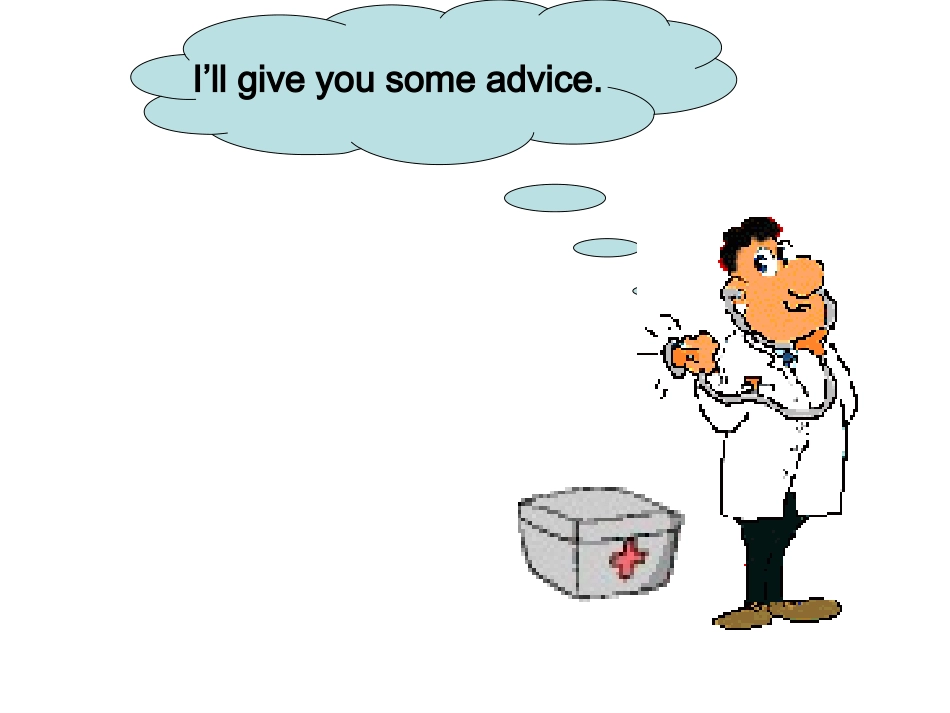 2014新目标新版英语八年级下册unit_1what's_the_matter_Section_A_第3页