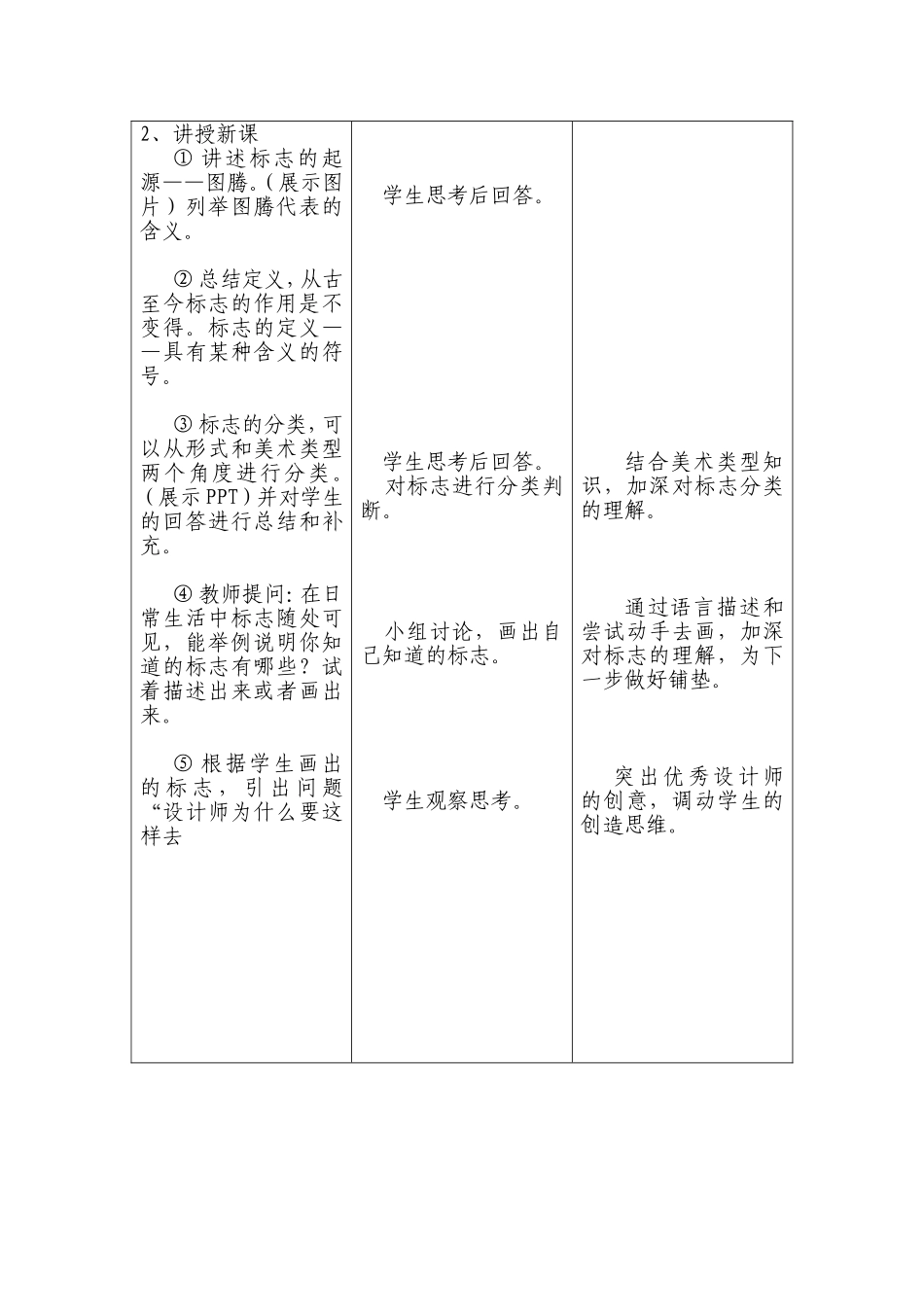 标志的应用教案设计_第2页