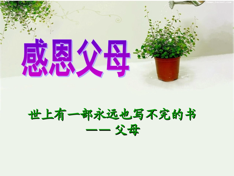 感恩主题班会PPT(1)_第3页