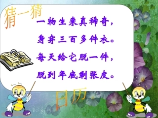 北师大版数学三年级上册《年月日》教学资源