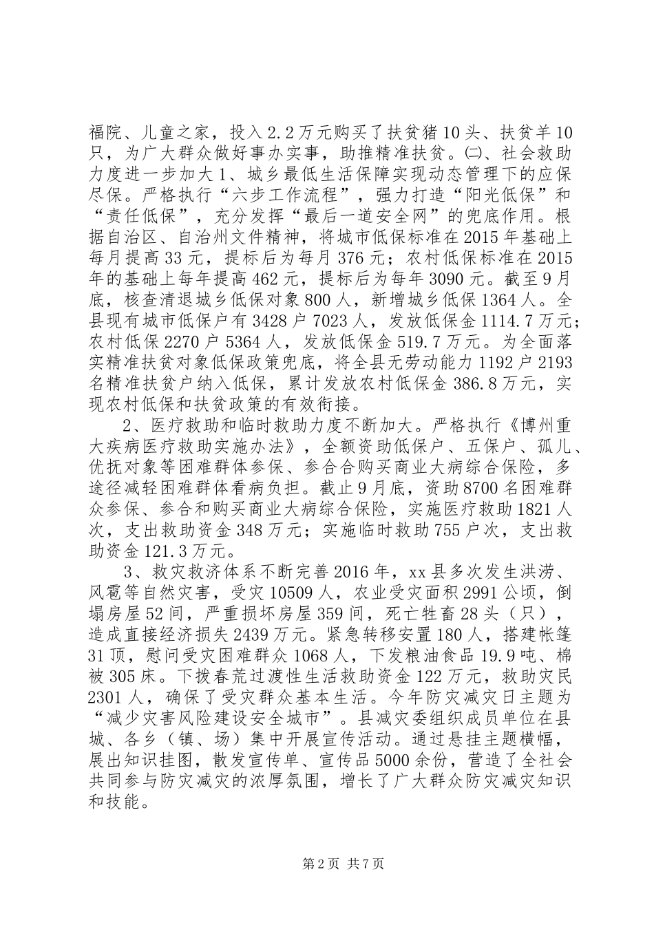 民政局XX年工作总结及XX年工作计划 _第2页