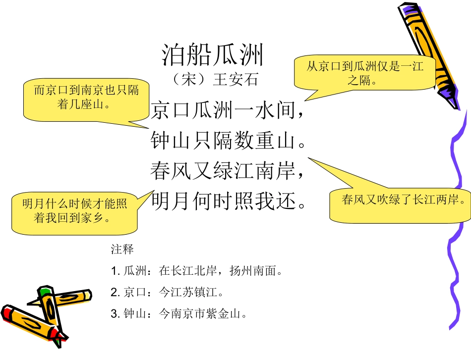 人教版小学语文五年级上册5古诗三首课件_第3页