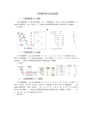 全部进制转换教程