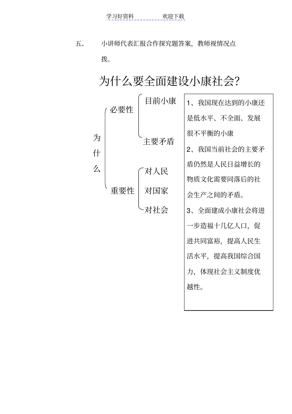 全面小康教学设计_第3页