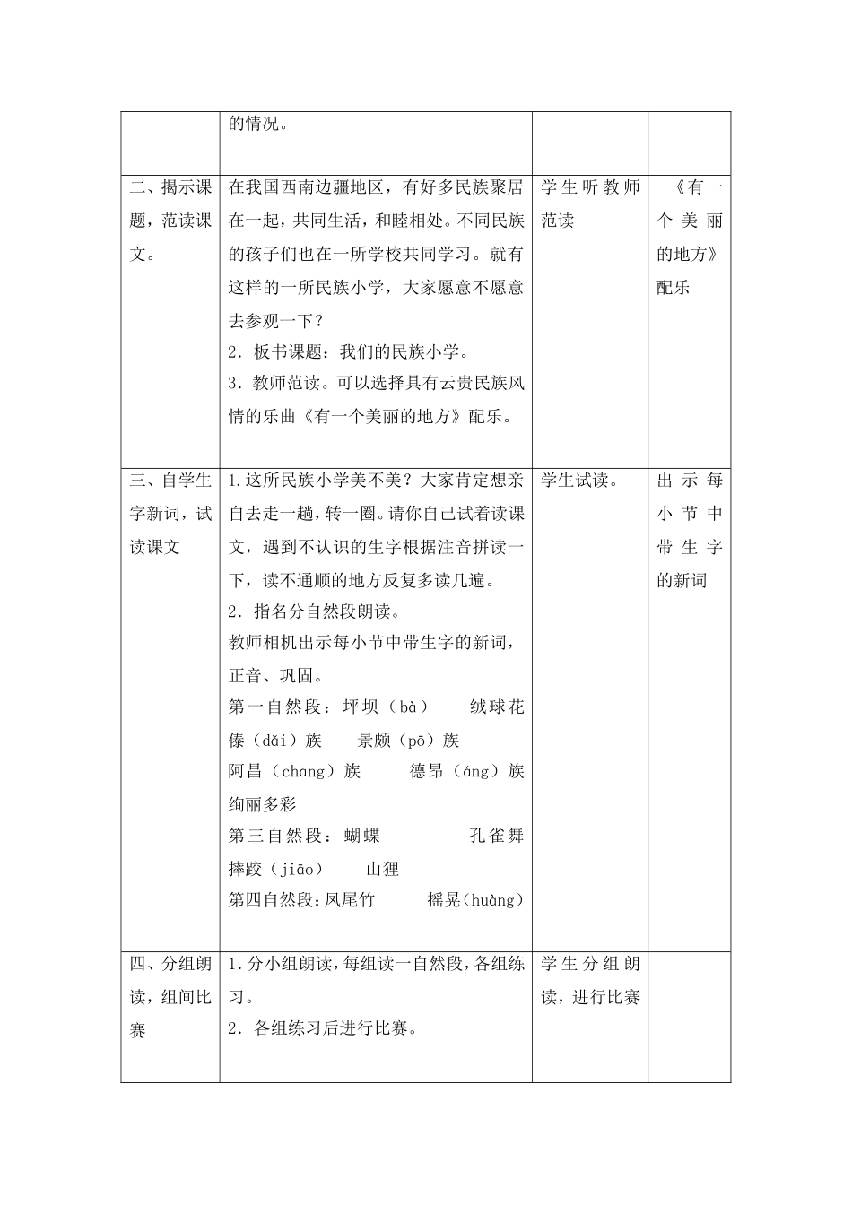 我们的民族小学第一课时_第2页